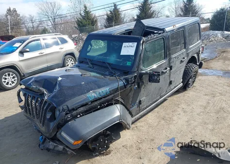 2023 Jeep Wrangler 4Xe 4X4 z USA, uszkodzony, nr VIN 1C4JJXN67PW661328